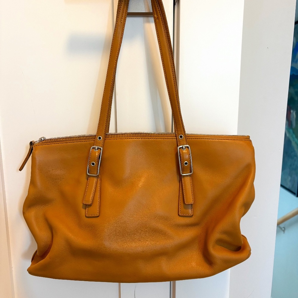 Coach Handbag - Tan/Caramel